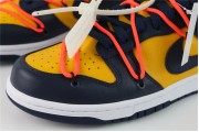 Nike Dunk Low Off-White University Gold Midnight Navy