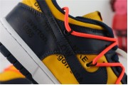 Nike Dunk Low Off-White University Gold Midnight Navy