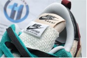 Nike X Sacai VaporWaffle  Red Neptune Green