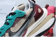 Nike X Sacai VaporWaffle  Red Neptune Green