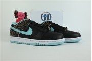 Nike Dunk Low SE Barber Shop Black