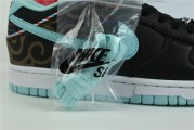 Nike Dunk Low SE Barber Shop Black