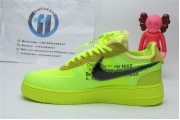 Nike Air Force 1 Low Fluorescent Green OFF WHITE