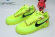 Nike Air Force 1 Low Fluorescent Green OFF WHITE