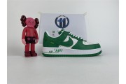 LV x Nike Air Force 1 by Virgil Abloh green