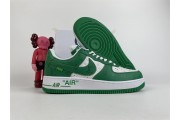 LV x Nike Air Force 1 by Virgil Abloh green