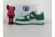 LV x Nike Air Force 1 by Virgil Abloh green