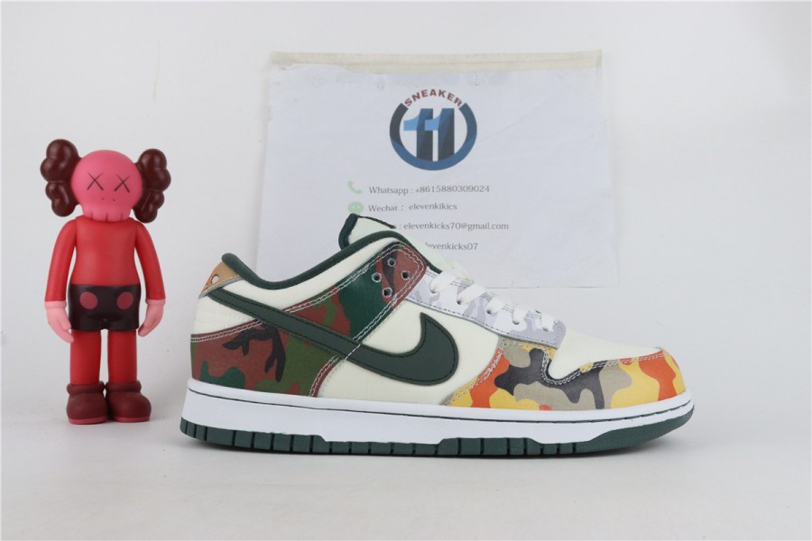 Nike Dunk Low SE Sail Multi-Camo