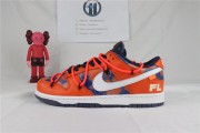 off white x futura x sb dunk low orange