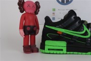 Off-White x Nike Rubber Dunk Green Strike Black