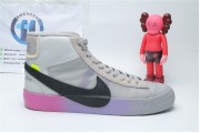 Nike Blazer Mid Off-White Wolf Grey Serena "Queen"