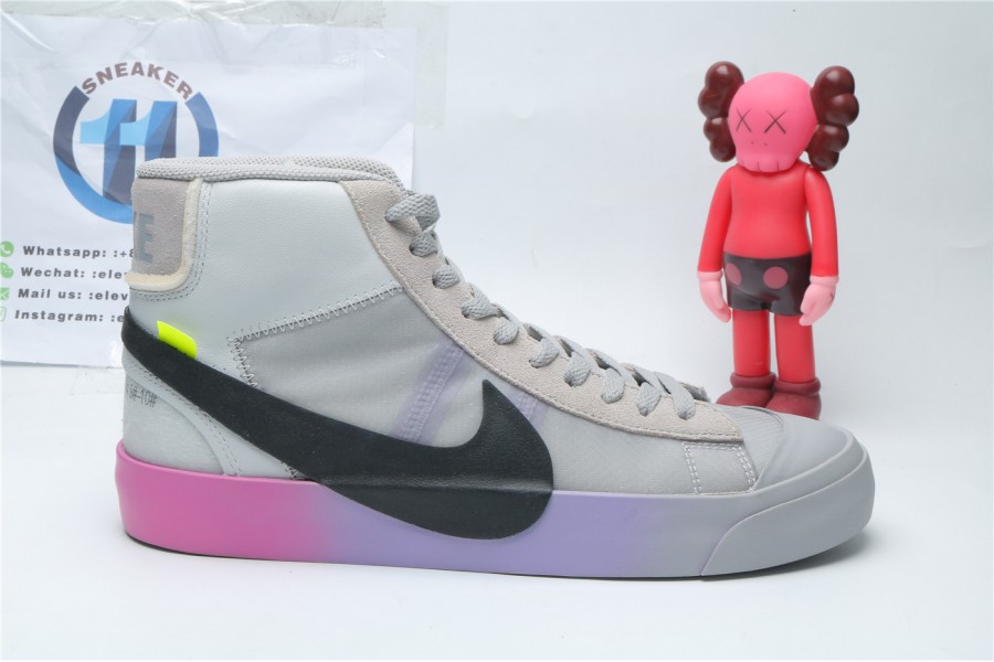 Nike Blazer Mid Off-White Wolf Grey Serena "Queen"