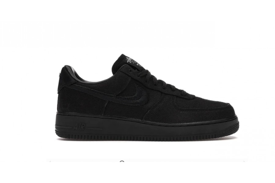 Stussy x Air Force 1 Low 'Triple Black'