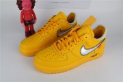 Off-White x Nike Air Force 1 Gold