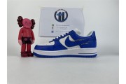 Louis Vuitton x Nike Air Force 1 Blue