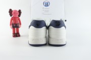 OFF-WHITE Out Of Office OOO Low Tops White White Navy Blue