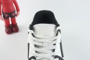 OFF-WHITE Out Of Office OOO Low Tops White Black White