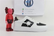 Star White  and Black sneaker