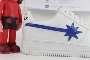 Star White  and Blue sneaker