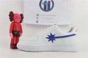 Star White  and Blue sneaker