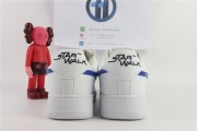 Star White  and Blue sneaker